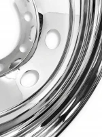 19.5"x 7.5" T304 stainless steel bus truck wheel cover