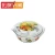 Import 1L - 2.5L High borosilicate glass casserole with cover and silicone handle / heat resistant glass pot casseroles with PP steamer from China