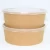 Import 1300ml disposable PLA biodegradable compostable multi-purpose kraft paper salad bowl with double layer lids from China