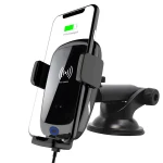 2 in1 Qi Wireless Car Charger Quick Wireless Charging Charger Car Mount Mobile Phone Holder