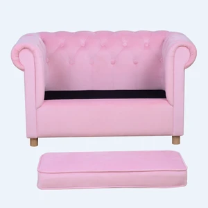 2 seat pink kids sofa baby chair kids bedroom furniture