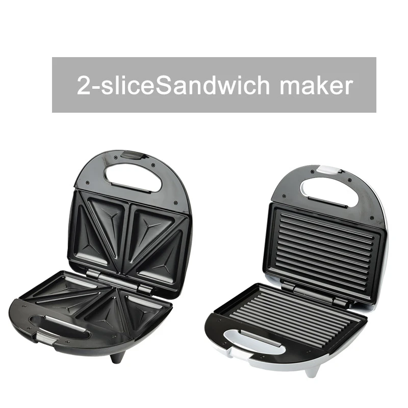 2 slices thermostatically controlled electric grill toasted sandwich maker