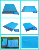 200x140CM OEM customized outdoor tearproof waterproof non-slip beach mat sports camping picnic mat