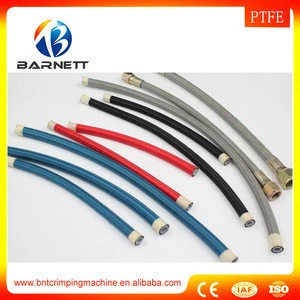 2016 BARNETT Stainless Steel Braided PTFE Hydraulic Rubber hose, pipe, tube