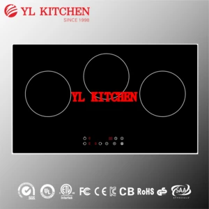 2016 new design midea induction cooker three burners coil