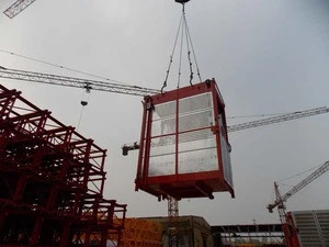 2017 HYCM new elevator Esited to all of the world series SC200/200A construction lifter capacity 2t/4t wire hoist