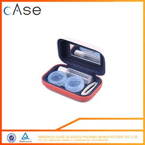 2017 New painting of flowers and birds Series Contact Lenses Box & Case Contact Lens Case Spectacle Cases For Glasses Promotion