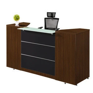 2018 classical new design cheap reception information counter desk