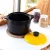 Import 2018 Hot selling all sizes ceramic cookware yellow lids casseroles for cooking from China