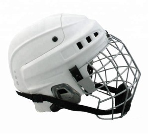 2018 New Design Hockey Player Helmet With Hockey Cage Full Face Cage