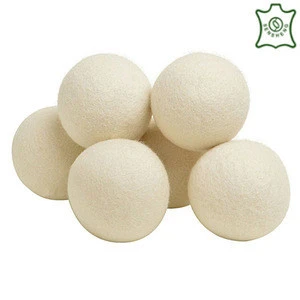 2018 New producted 100% pure eco clean laundry 8cm wool dryer ball