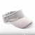 Import 2018 wholesale sweat absorbent polyester mesh plain grey sun visor for running from China