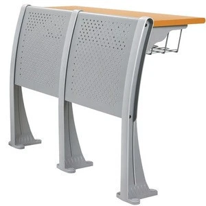 2019 Aluminum alloy  multi-media training school desk and chair in rows