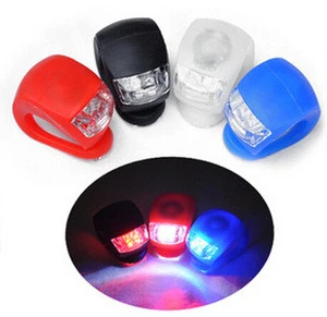 2019 hot sell Colorful Silicone Bicycle Accessories LED Bike Tail Light