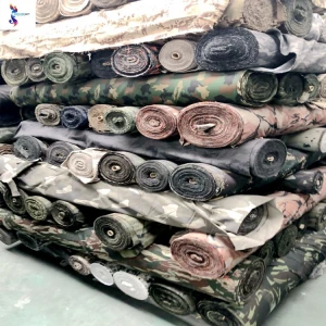 2019 new design wholesale camouflage stock fabric for garment