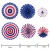 Import 2020 July 4th Decoration Party Supplies Balloons Decoration Independence Day Backdrop Decor from China