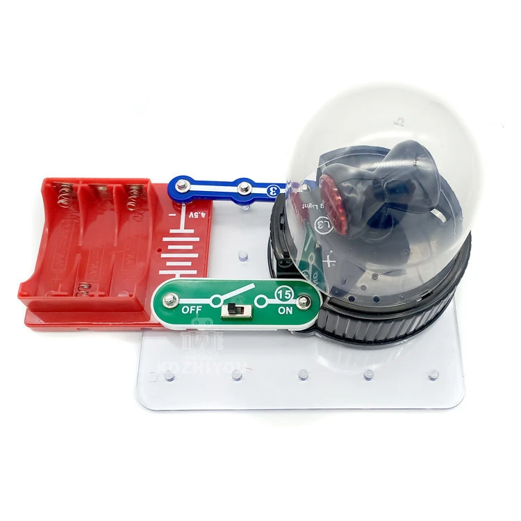 2020 kids Stem studying electronic alarm lamp Stem Engineering Circuits Electronics Kids Building Projects Kits