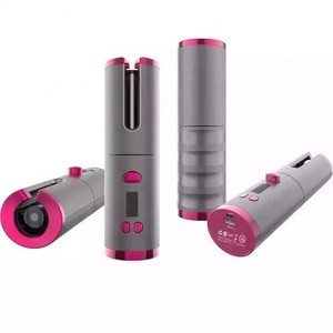 2020 New arrival Rechargeable magic auto cordless hair curler Mini wireless automatic hair curler