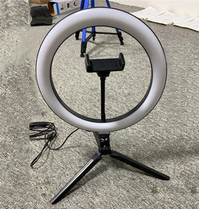 2020 New Arrivals 10 inch LED Circle Ring Light for Makeup Photography Video