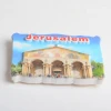 2020 new design of Simple architectural style resin refrigerator magnet resin craft