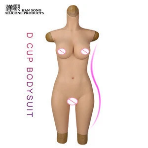 2020 NEW Floating Points Silicone Breast Form CD/TD Zentai Ladyboy Wearable Silicone Bodysuit