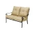Import 2020 new item outdoor furniture cast aluminum furniture garden sofa set from China