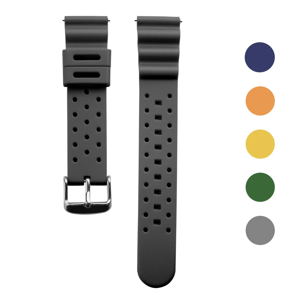 2020 News Watchbands Hybrid Silicone Band Straps Watch Soft Durable Rubber Silicone Watch Bands Smart Watch Band