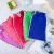 Import 2021 23x15 Viscose Rayon Bath Brush Glove With Solid Color Fastness Low Shrinkage Good Air Permeability for Cleaning Body from China