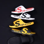 2021 Latest Design Wholesale Summer indoor beach house flip flop sliders soft eva men slippers