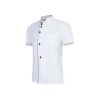 2021 Short Sleeve Chef Jacket Catering Kitchen Restaurant Uniform Shirt Men Cooks Clothing