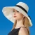 Import 2024 Women Fashion Large Brim Bowknot Hat Summer Beach Bucket Hat from China