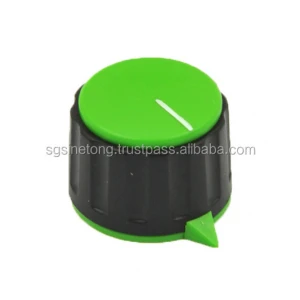 21mm factory supplier plastic rotary switch knob for electrical device