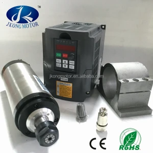 2.2 Kw water / air cooling cnc router spindle motor with high precision