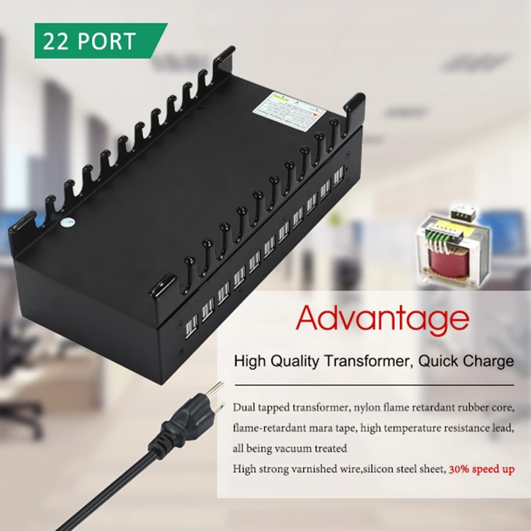 22 port powerbanks batterie charger station usb charging station charger