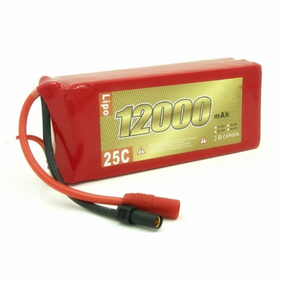 22.2V 12000mAh 25C LiPo Battery Pack for Agriculture Aircraft