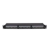 24-Port FTP Cat6 Network Patch Panel, Compatible with Cat6 Cabling, 1U 19"
