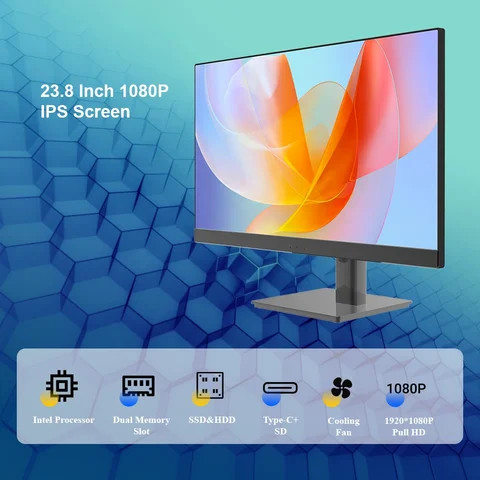Full Computer Buy 24inch Full Screen All In One Desktop Computer Core I3 I5 I7 ...