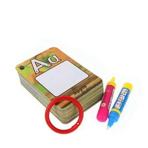 26 Alphabet  Drawing Card Coloring Book & 2 Magic Pen Letter Card Painting Board Educational Toys for Kids