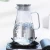Import 250ml borosilicate beer water mini clear pyrex glass pitcher with lid from China