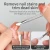 Import 2PCS Double-ended Dead Skin Remover Stainless Steel Nail Cuticle Pusher with pvc bag from China