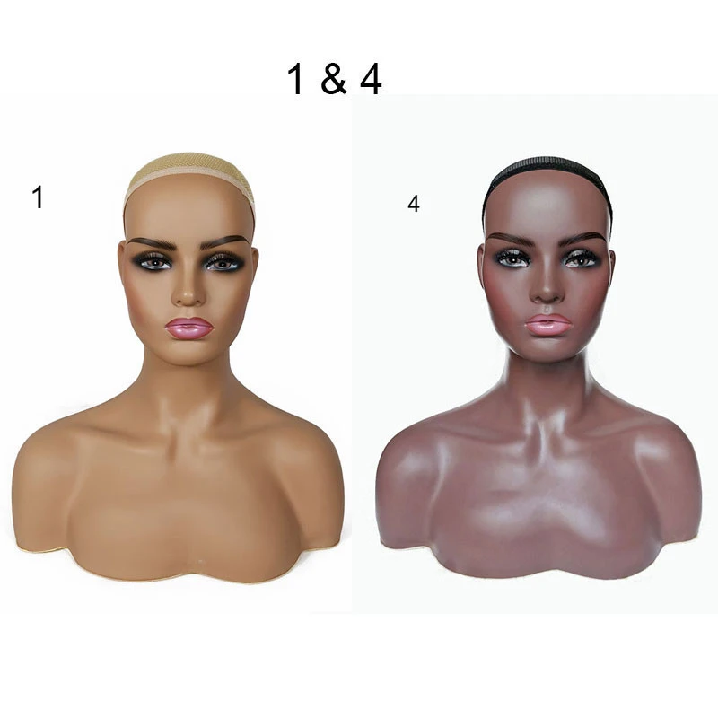 Realistic Female Mannequin Head with Shoulder Manikin Head Bust for Wigs  Beauty Accessories Display Model Wig Heads - China Female Mannequin and  Display Mannequin Head price