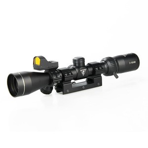 3-9x40 Combination rifle scope and red dot and scope mount HK1-0402