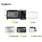 Buy Wholesale China 3 In 1 Multi-function Breakfast Maker Toaster