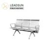 3 Seater medical office hospital Aluminum alloy metal waiting room airport  railway station railway station chairs