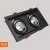 Import 3 Years Warranty 10w 20w 30w Adjustable One Two Three Head Recessed Square LED Downlight  Led Grille Light from China