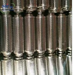304 316 Customized Perforated Stainless Steel Wire Mesh Cylinder Filter For Water Filter