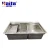 Import 304 Double Drainer Bowl Kitchen Commercial Sink Without Faucet Feature Stainless Steel Kitchen Handmade Sink from China