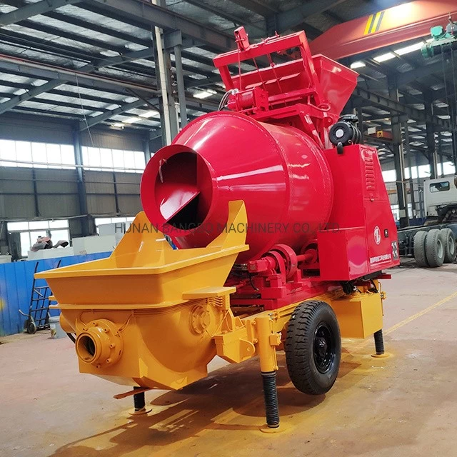 Buy 30m3/h Self Loading Concrete Mixing Machine Portable Cement Mixer