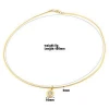 316L Lovely Gift Jewelry Necklace Gold Pendant Stainless Steel Custom Design Necklace for Women