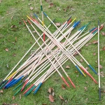 31Pcs Wooden Mikado Bamboo Giant Pick Up Sticks Mikado Garden Game Sets